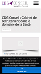Mobile Screenshot of cdgconseil.com